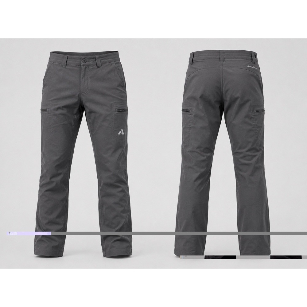 Eddie Bauer First Ascent Pants Womens 6 Gray Stretch Hiking Cargo Outdoor